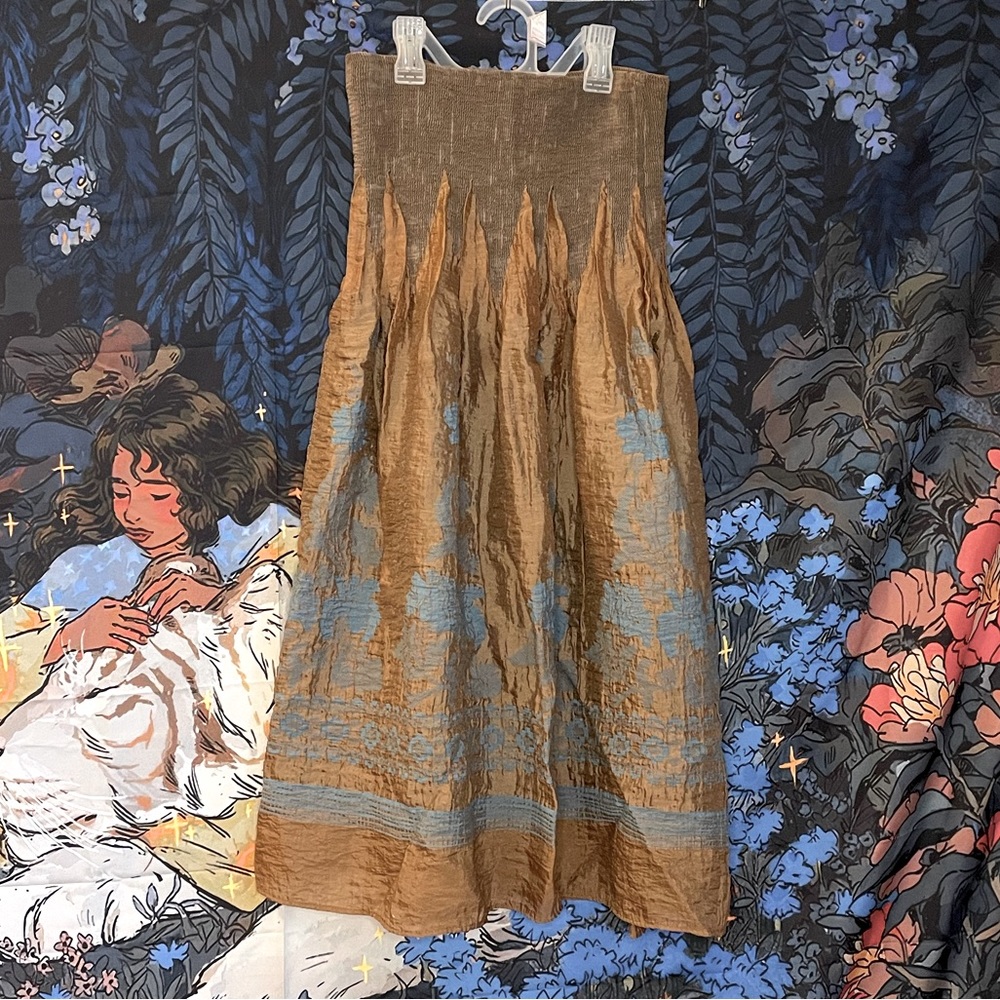 Cottagecore Vintage Midi-Skirt